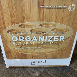 Coffee/syrup organizer